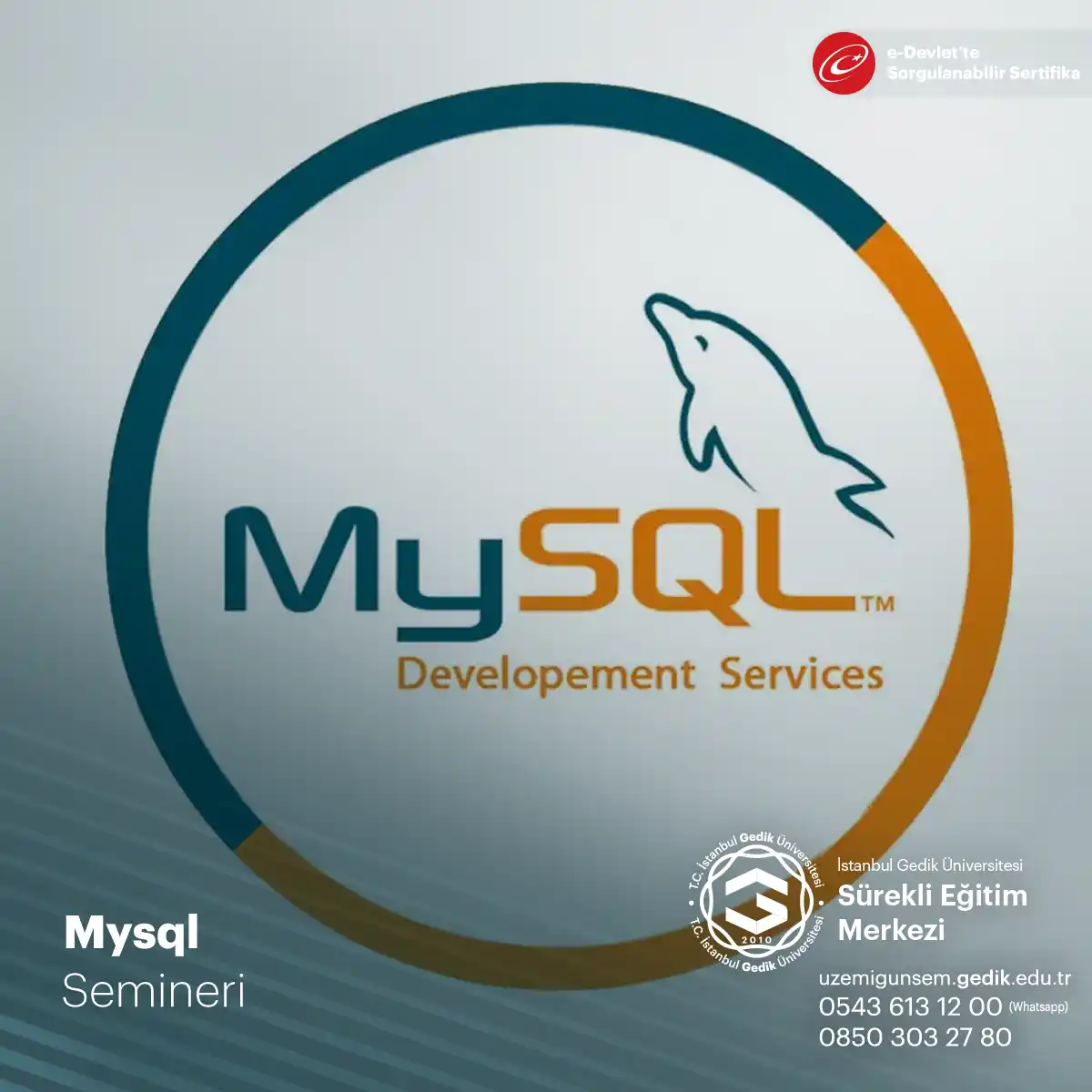MySQL, açık kaynaklı bir ilişkisel veritabanı yönetim sistemidir ve web tabanlı uygulamaların verilerini depolamak, işlemek ve yönetmek için kullanılır.