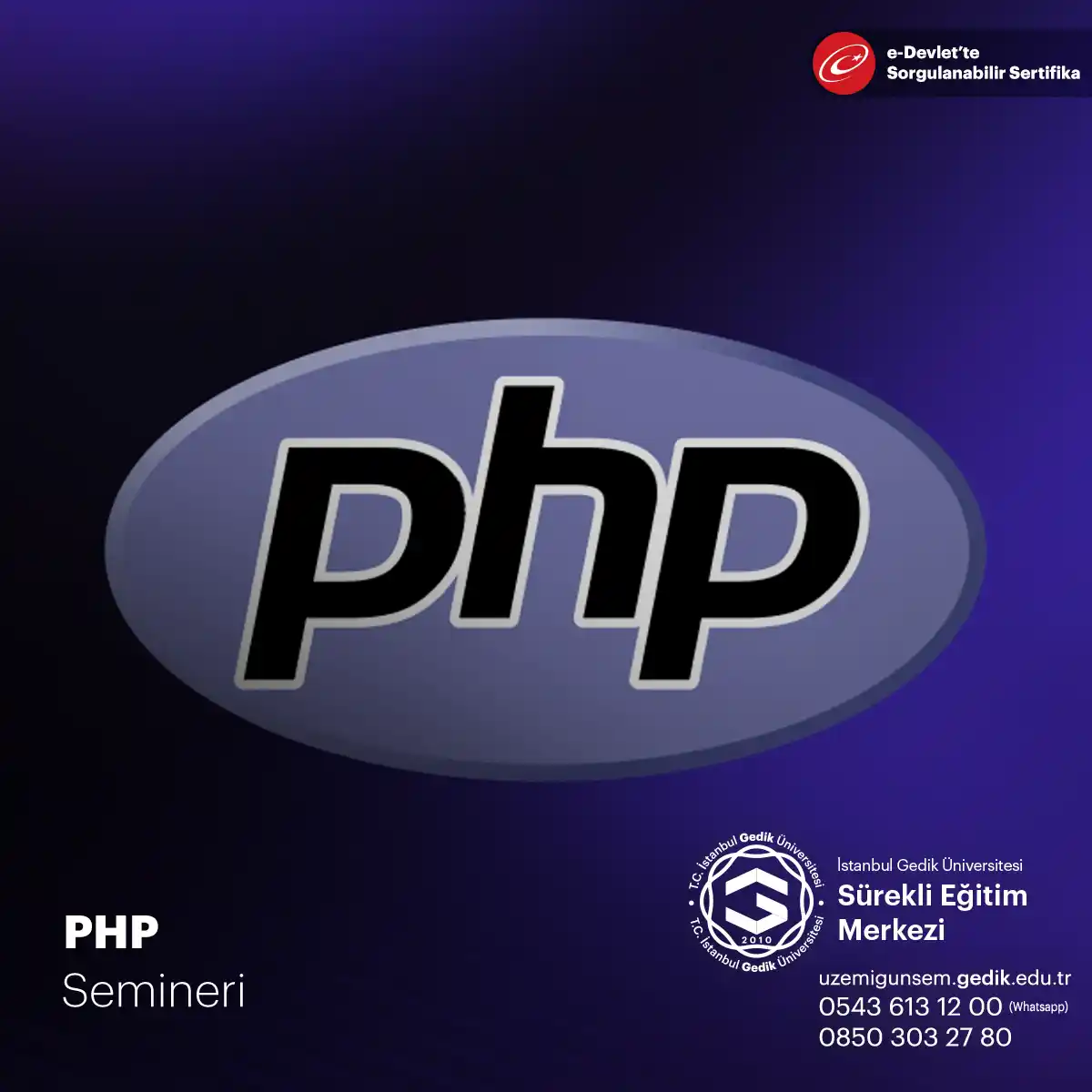 PHP, Sunucu Tarafı Betik Dili'nin baş harflerinin kısaltmasıdır ve dinamik web siteleri oluşturmak için kullanılan güçlü bir betik dilidir.