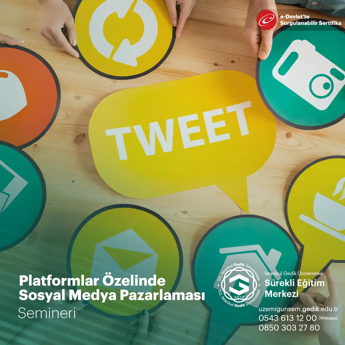 Platformlar Özelinde Sosyal Medya Pazarlaması Semineri