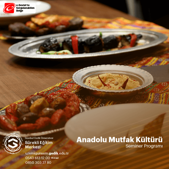 Anadolu Mutfak Kültürü