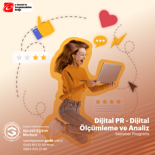    Dijital PR (Halkla İlişkiler), markaların ve kuruluşların çevrimiçi varlıklarını yönetmek ve geliştirmek için dijital kanalları kullanmalarını içerir.