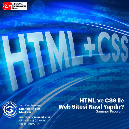 HTML ve CSS ile Web Sitesi Nasıl Yapılır