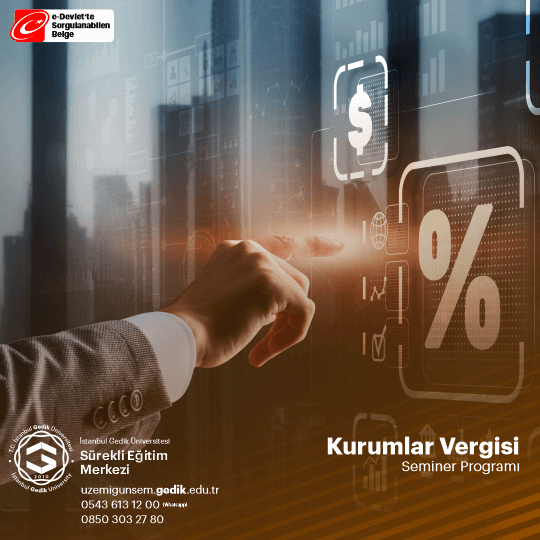  Türkiye'de faaliyet gösteren şirketlerin, kurumların ve ekonomik işletmelerin elde ettikleri kazanç üzerinden ödemekle yükümlü oldukları bir vergi türüdür. 