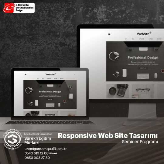 Responsive web site tasarımı, bir web sitesinin farklı ekran boyutlarına ve çözünürlüklerine uyum sağlamasını sağlayan bir yaklaşımdır. 