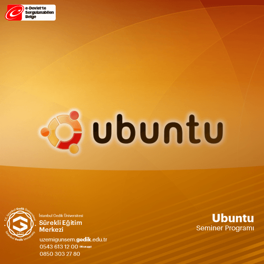 Linux tabanlı bir işletim sistemi olan Ubuntu'nun temel kullanımı, yönetimi ve geliştirilmesi hakkında kapsamlı bilgiler sunan bir eğitim programını içerir. 