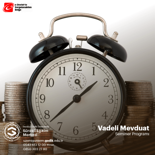 Vadeli Mevduat Semineri, finansal konularda bilgi sahibi olmak isteyenler için tasarlanmış önemli bir eğitim programını temsil eder.